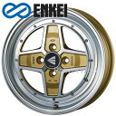 ENKEI (エンケイ) APACHE 2 (アパッチ2) 15インチ 5.0J PCD:100 穴数:4 inset:45 マシニングゴールド kh