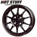 G.speed P-07 12インチ 4.0J PCD:100 穴数:4 inset:43 ブラック&ブロンズクリア (BK/BR) HOT STUFF [ホイ...