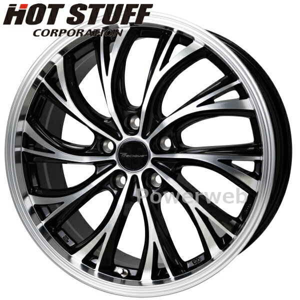 Precious HS-2 18インチ 7.0J PCD:114.3 穴数:5 inset:48 メタリックブラックポリッシュ プレシャス HS2 HOT STUFF (ホットスタッフ) [ホイール4本セット]