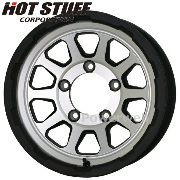 Rakuten - MAD CROSS RANGER 15インチ 6.0J PCD:139.7 穴数:5 inset:0 マットシルバー マッド クロス レンジャー HOT STUFF (ホットスタッフ) [ホイール4本セット]