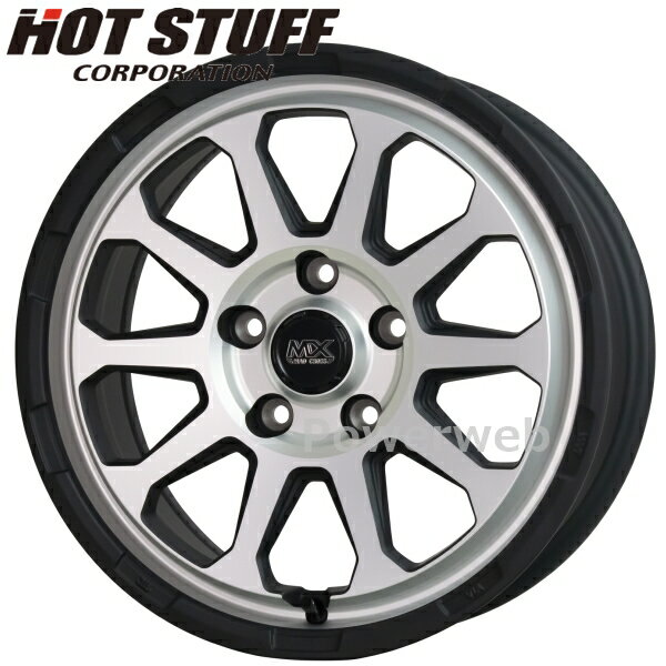 MAD CROSS RANGER 17インチ 7.0J PCD:114.3 穴数:5 inset:38 マットシルバー マッド クロス レンジャー HOT STUFF (ホットスタッフ) [ホイール1本]