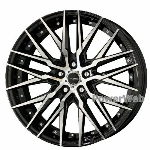 KYOHO STEINER CVX 19インチ 8.5J PCD:114.3 穴数:5 inset:45 ブラックポリッシュ (シュタイナー CVX) 共豊 [ホイール4本セット]