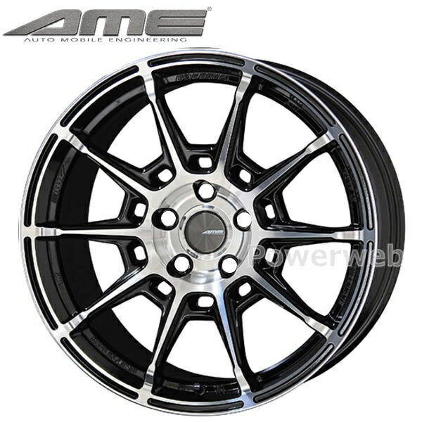 GALERNA REFINO 20インチ 8.5J PCD:114.3 穴数:5 inset:35 ブラックポリッシュ (BK/P) (ガレルナ レフィーノ) (KYOHO/共豊) [ホイール4本セット]