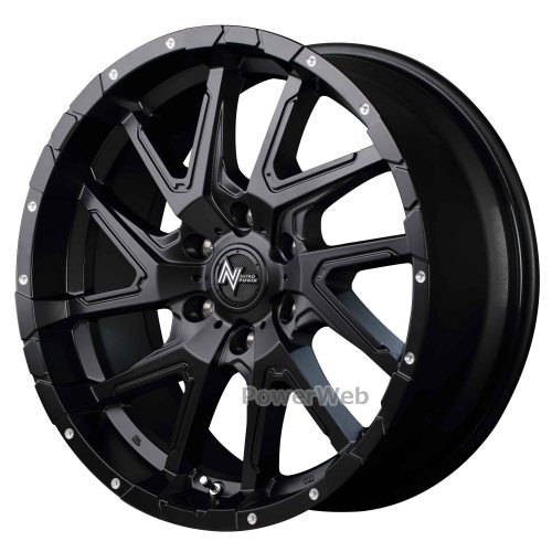 MID NITRO POWER DERINGER (ナイトロパワー デリンジャー) 17インチ 6.5J PCD:139.7 穴数:6 inset:48 セミグロスブラック [ホイール1本単位]