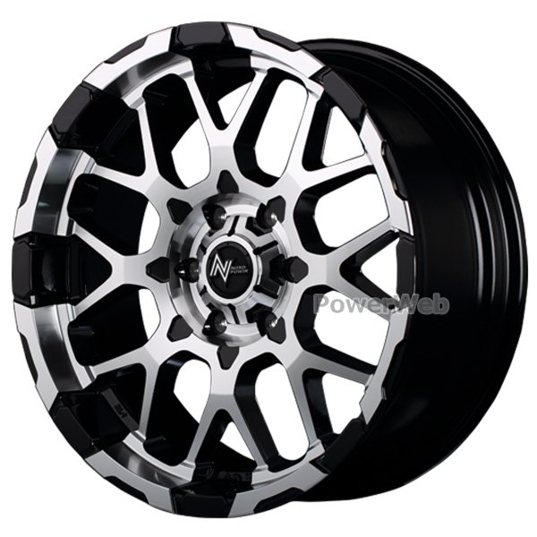 NITRO POWER M28 BULLET (M28 バレット) 17インチ 8.0J PCD:139.7 穴数:6 inset:20 ブラックミラーカット [ホイール4本セット]