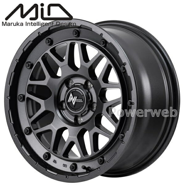 MID NITRO POWER M29 STINGER 16インチ 6.0J PCD:100 穴数:5 inset:40 バレルブラック [ホイール4本セット]