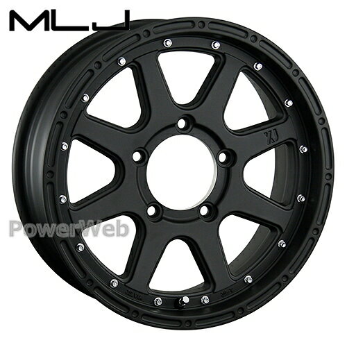 MLJ XTREME-J 16インチ 5.5J PCD:139.7 穴数:5 inset:20 フラットブラック (エクストリーム J) [ホイール4本セット]
