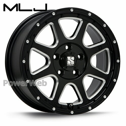 MLJ XTREME-J 16インチ 7.0J PCD:114.3 穴数:5 inset:35 グロスブラックミルド (エクストリーム J) [ホイール1本]