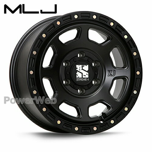 MLJ XTREME-J XJ07 17����� 8.0J PCD:139.7 ���:6 inset:20 ���ƥ�֥�å� (�������ȥ꡼�� J) [�ۥ�����1��]