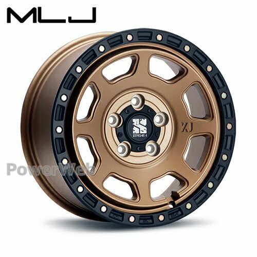MLJ XTREME-J XJ07 17インチ 8.0J PCD:127 穴数:5 inset:38 マットブロンズ/ブラックリム (エクストリーム J) [ホイール4本セット]