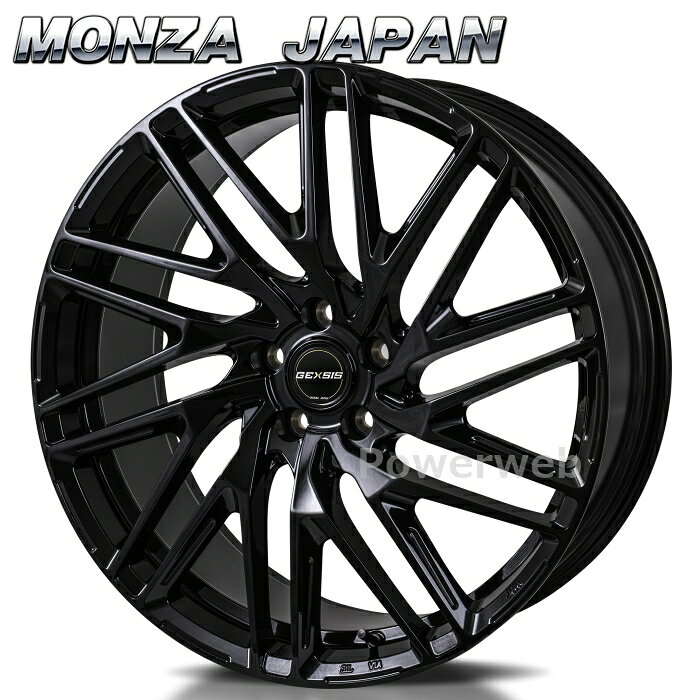 MONZA JAPAN GEXSIS GT012 21インチ 8.5J PCD:114.3 穴数:5 inset:35 トヨタ純正14R球面ボルト仕様 グロスブラック (モンツァジャパン ジェクシス) [ホイール1本]