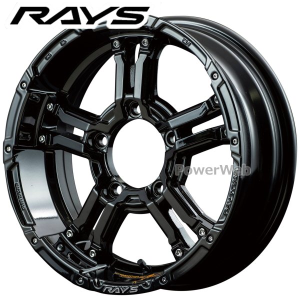 RAYS DAYTONA FDX-J collection (デイトナ FDX-J コレクション) ブラック (BNN) 16インチ 5.5J PCD:139.7 穴数:5 inset:20 [ホイール1本]