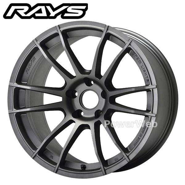 RAYS gram LIGHTS 57XR 19インチ 10.5J PCD:114.3 穴数:5 inset:12 マットグラファイト (MF) ホイール1本