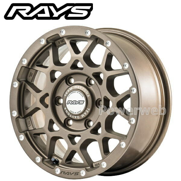 16 inches - RAYS DAYTONA M8 16インチ 6.5J PCD:139.7 穴数:6 inset:38 ダークブロンズ (Z5) [ホイール4本セット]