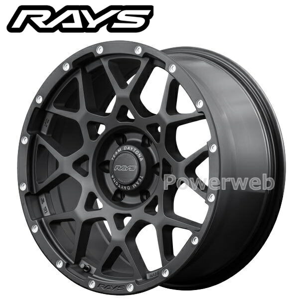 20 inches + - RAYS DAYTONA M8 20インチ 9.0J PCD:139.7 穴数:6 inset:25 マットブラック (N2) [ホイール1本]