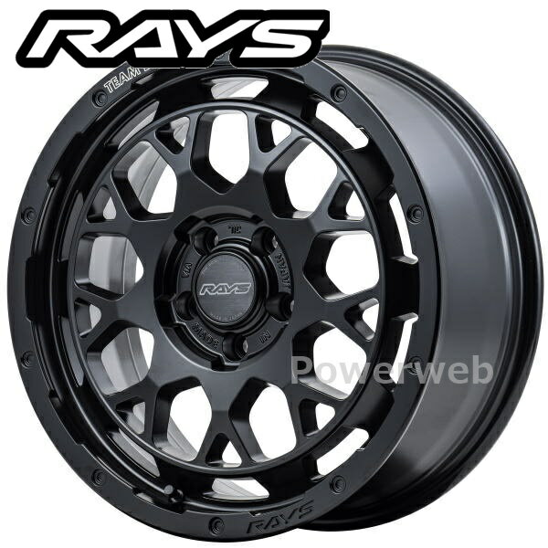 RAYS DAYTONA M9+ 16インチ 6.0J PCD:139.7 穴数:5 inset:-5 セミグロスブラック (BOJ) [ホイール1本]