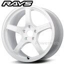 RAYS gram LIGHTS 57CR Limited 18インチ 8.5J PCD:114.3 穴数:5 inset:37 ホワイト (OXZ) ホイール1本