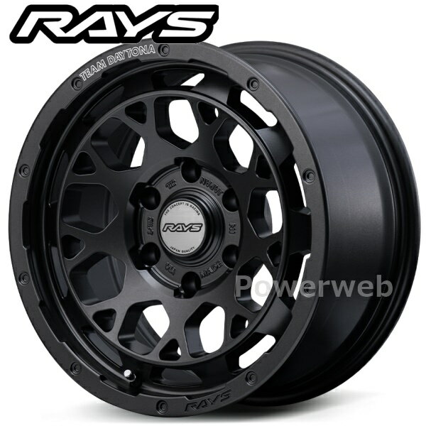 乐天商城 - RAYS DAYTONA M9+ SPEC-M 16インチ 6.5J PCD:139.7 穴数:6 inset:38 セミグロススーパーダークガンメタ (AOJ) [ホイール4本セット]
