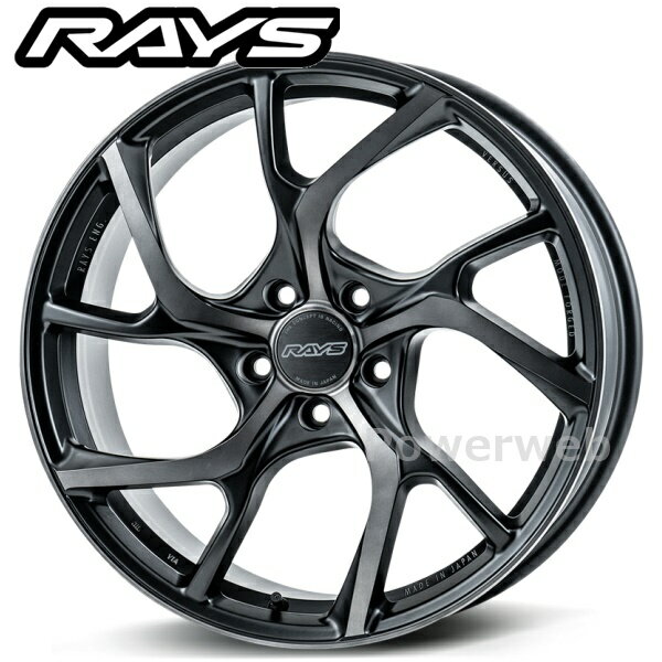 RAYS VMF C-01 PRIUS EDITION (60プリウス) 19インチ 8.0J PCD:114.3 穴数:5 inset:50 ダイヤモンドカット/マットトランスルーセントブラック (PH) [ホイール1本]