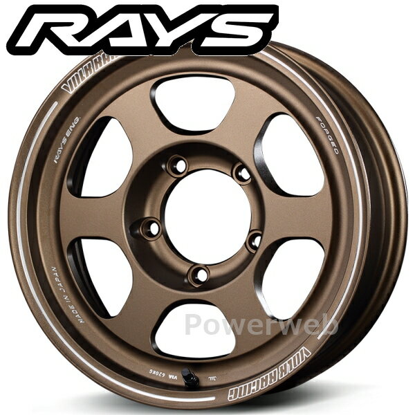 RAYS VOLK RACING TE37XT for J 16インチ 5.5J PCD:139.7 穴数:5 inset:0 ブロンズ(アルマイト) (BR) (ボルクレーシング TE37XT for ジムニー) [ホイール4本セット]