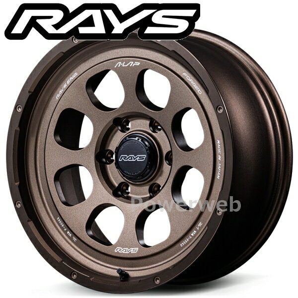 樂天商城 - RAYS A-LAP A-LAP-08X 18インチ 8.0J PCD:139.7 穴数:6 inset:38 ブロンズ(アルマイト) (BR) (Aラップ 08X) [ホイール4本セット]