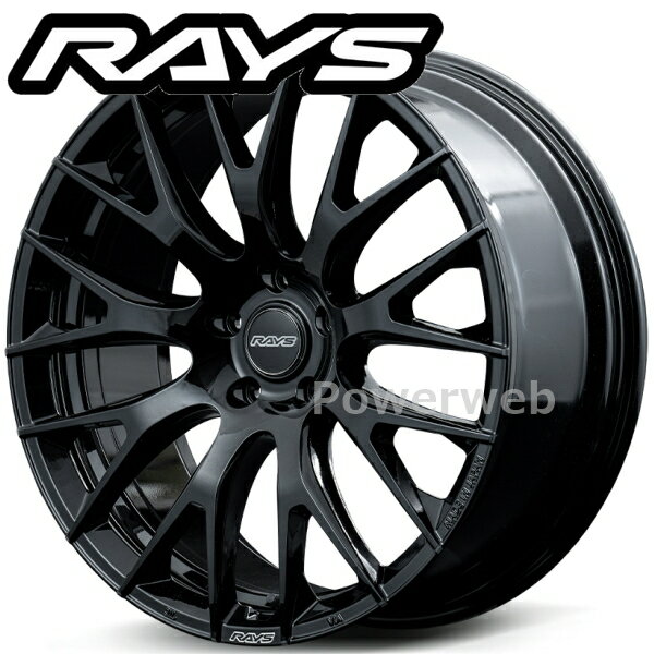 RAYS HOMURA 2x9R 18インチ 7.5J PCD:112 穴数:5 inset:38 グロッシーブラック (BNJ) (レイズ ホムラ 2×9R) [ホイール4本セット]