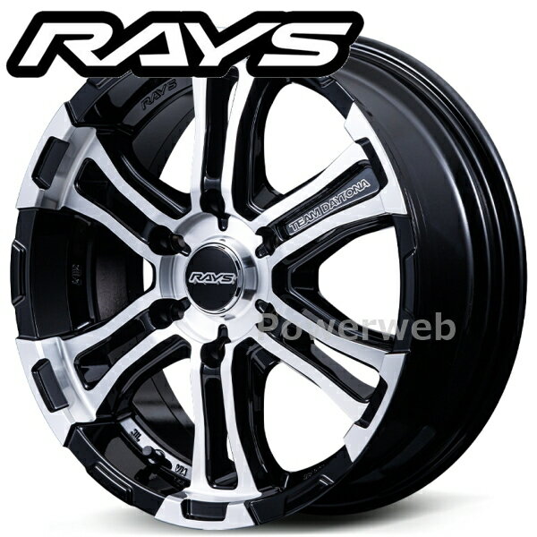 RAYS DAYTONA FDX-SG 16インチ 6.5J PCD:139.7 穴数:6 inset:48 DC/サイドグロッシーブラック (BAJ) (レイズ デイトナ) [ホイール1本]
