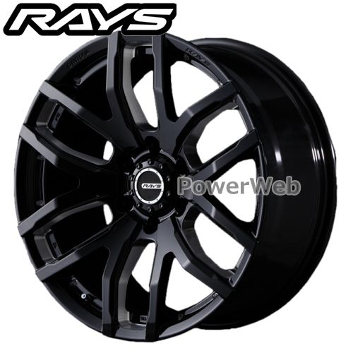 RAYS DAYTONA FDX F6 (デイトナ FDX-F6) ブラックマシニング (B8) 18インチ 8.0J PCD:139.7 穴数:6 inset...