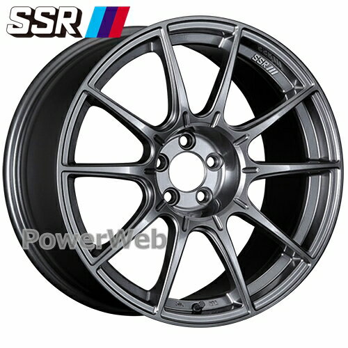 Rakuten - SSR GTX01 19インチ 8.5J PCD:112 穴数:5 inset:45 ダークシルバー [ホイール4本セット]