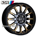 SSR DEVIDE FT (ディバイド) 15インチ 5.0J PCD:100 穴数:4 inset:45 ディープゴールド ホイール4本セット