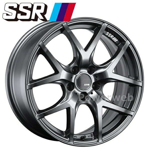 SSR GTV03 17インチ 7.0J PCD:114.3 穴数:5 inset:42 グラファイトガンメタ [ホイール1本]