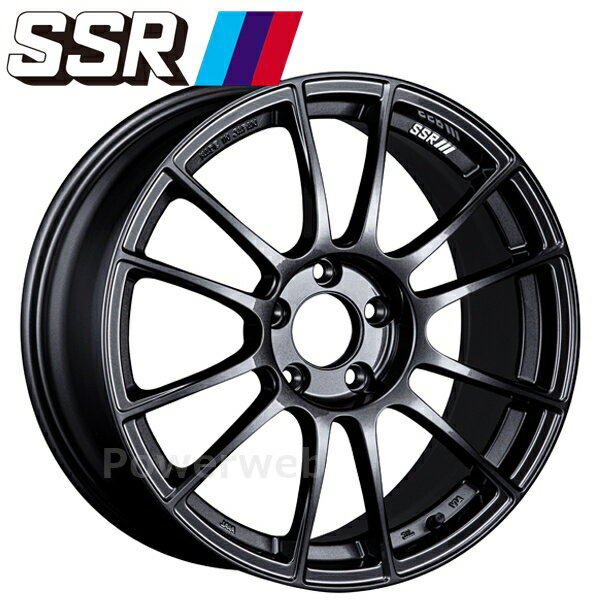 樂天商城 - SSR GTX04 18インチ 8.5J PCD:114.3 穴数:5 inset:38 ダークガンメタ [ホイール1本]