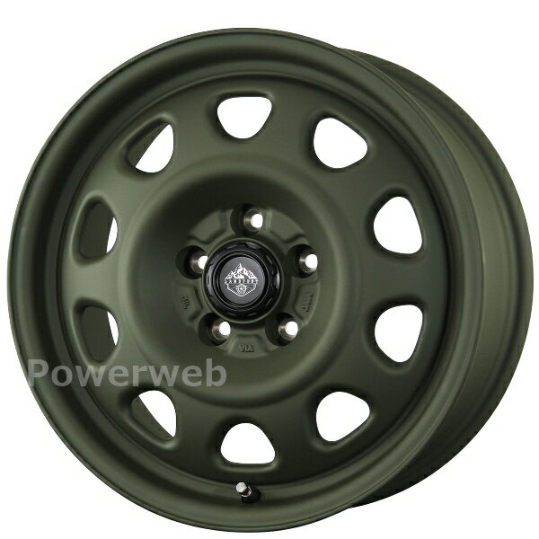 TOPY LANDFOOT SWZ 14インチ 5.0J PCD:114.3 穴数:5 inset:50 オリーブドラブ (OD) トピー ランドフット [ホイール4本セット]