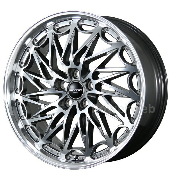 20 inches + - TOPY DORFREN exclusive TLM02 20インチ 8.5J PCD:114.3 穴数:5 inset:42 R14球面座 ハイパーシルバー (H/S) トピー ドルフレンエクスクルーシブ [ホイール4本セット]