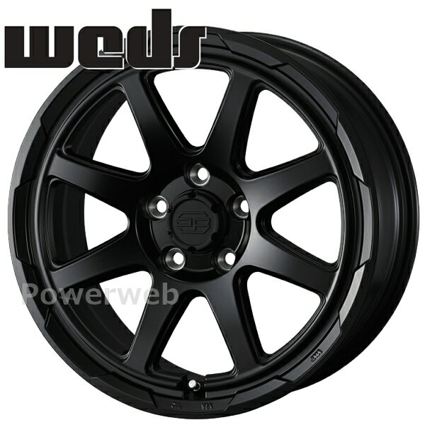 Weds STADTBERGE 16インチ 7.0J PCD:114.3 穴数:5 inset:38 セミマットブラック (MBK) ウェッズ スタットベルク [ホイール4本セット]