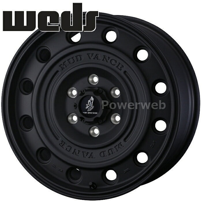 Weds MUD VANCE CL 17インチ 8.0J PCD:139.7 穴数:6 inset:20 フルマットブラック (FMBK) (ウェッズ マッドヴァンス CL) [ホイール1本]
