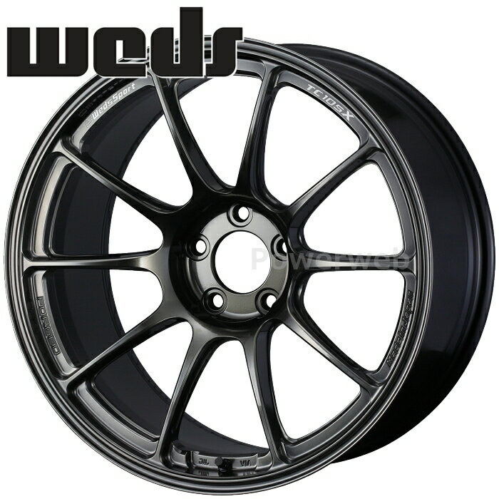 樂天商城 - Weds WedsSport TC105X FORGED 19インチ 8.5J PCD:114.3 穴数:5 inset:45 EJ-チタン (EJ-TI) (ウェッズスポーツ 鍛造) [ホイール4本セット]