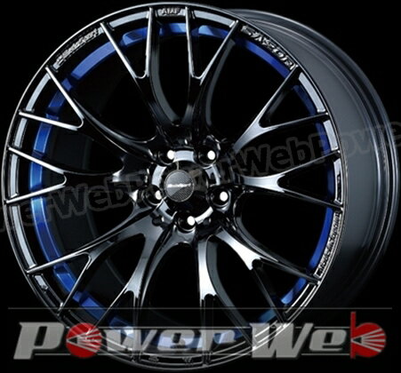 WedsSport SA-20R (ウェッズスポーツ SA20R) 18インチ 7.5J PCD:114.3 穴数:5 inset:45 ブルーライトクローム2 Weds [ホイール単品4本セット]