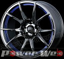 WedsSport SA-10R (ウェッズスポーツ SA10R) 18インチ 8.5J PCD:114.3 穴数:5 inset:45 ブルーライトクローム Weds ホイール単品4本セット