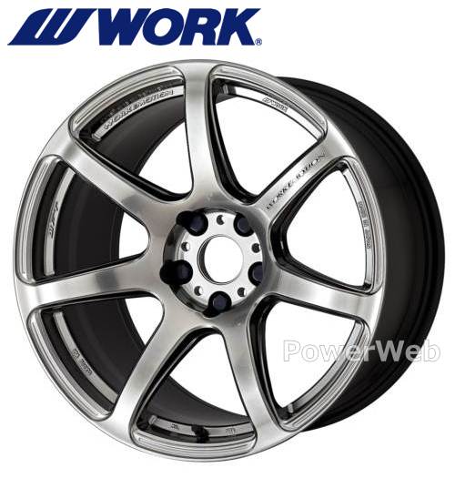 WORK EMOTION T7R 18インチ 7.5J PCD:100 穴数:5 inset:53 (セミテーパー) グリミットシルバー (GTS) (ワーク エモーション T7R) [ホイール1本]