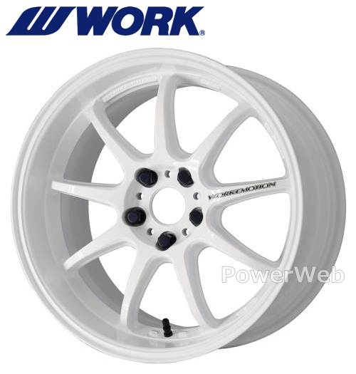 WORK EMOTION D9R 19インチ 10.5J PCD:114.3 穴数:5 inset:30 ホワイト (WHT) (ワーク エモーション D9R) 