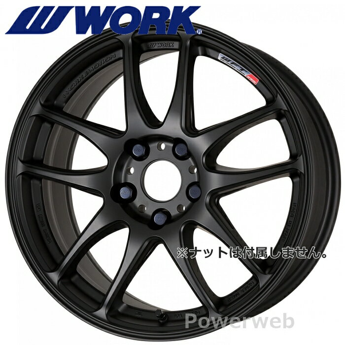 WORK EMOTION CR Kiwami 18インチ 9.5J PCD:100 穴数:5 inset:38 マットブラック (MBL) ワーク エモーション CR 極 キワミ [ホイール4本セット]