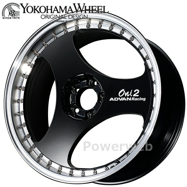 ADVAN Racing ONI2 Progressive 20インチ 9.5J PCD:114.3 穴数:5 inset:25 マシニング ＆ レーシンググロスブラック (MRGB) アドバン レーシング オニ2 プログレッシブ [ホイール4本セット]