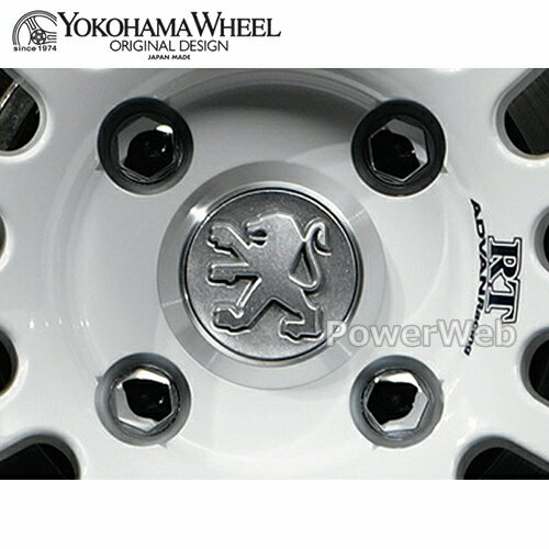 [V0202] YOKOHAMA WHEEL ADVAN Racing センターキャップリング PEUGEOT ADVAN RACING CENTER CAP RING φ63 PU