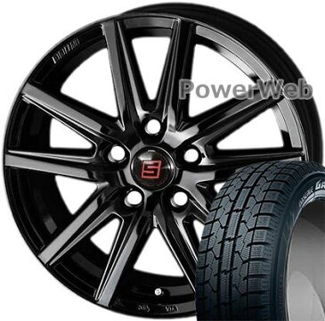 OBSERVE GARIT GIZ 205/60R16 92Q TOYO ■SEIN SS KYOHO ソリッドブラック 16×6.5 114/5H +53 スタッドレス＆ホイールセット