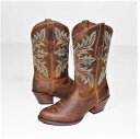 ARIAT ウエスタンブーツ 10031621 RUNAWAY DISTRSD BRN