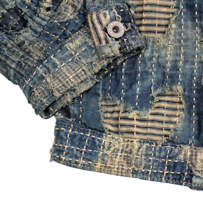 KAPITAL kapital　BORO SPRING 1ST JKT　EK-1549LJB　キャピタル スプリングファーストジャケット 襤褸 ボロ インディゴ 日本製