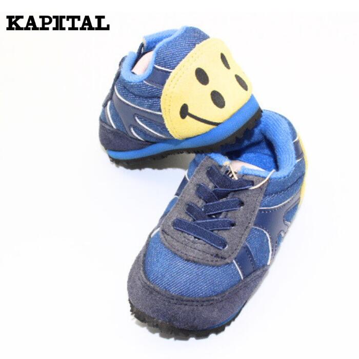 KAPITAL　KIDS ファーストステップスニーカー K2211XG527 ファーストシューズ 子供 スニーカー kapital