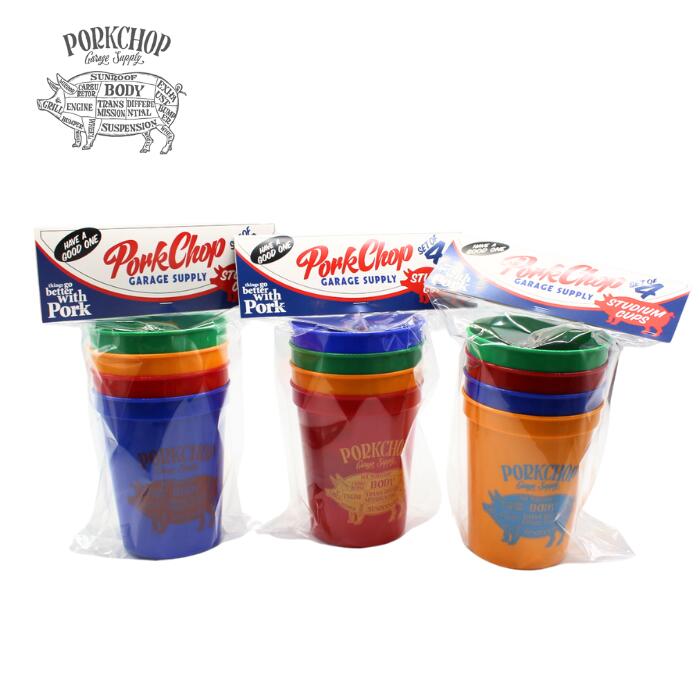 PORKCHOP GARAGE SUPPLY PORK STADIUM CUPS ポークチョップガレージサプライ ポーク スタジアム カップ コップ インテリア アウトドア