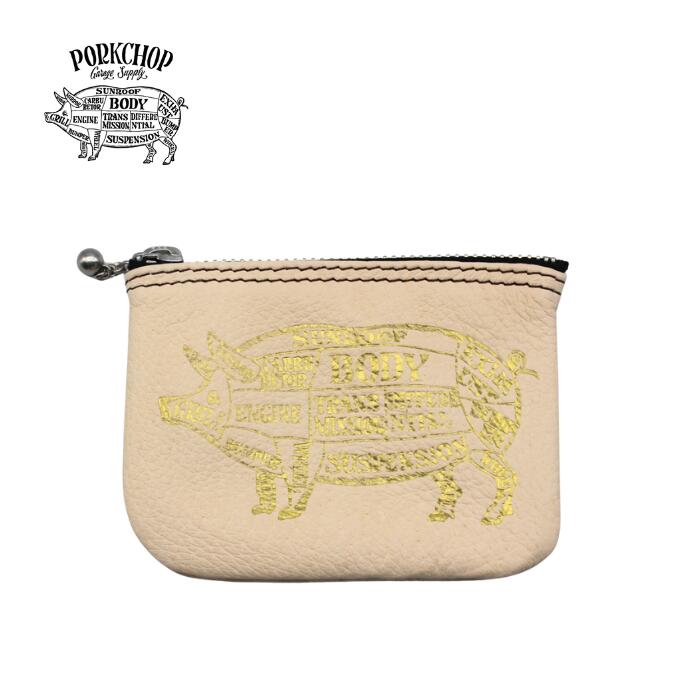 PORKCHOP GARAGE SUPPLY　PORKCHOP×福禄寿 New Biker Wallet　ポークチョップガレージサプライ ニューバイカーウォレット 財布 豚革